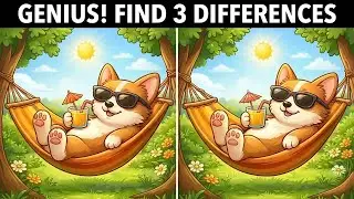 Only a Genius Can Find All 3 Differences! 🧠 Spot the Difference Puzzle