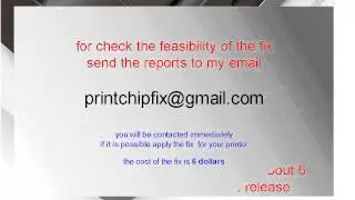 FIX FIRMWARE reset chip toner for SAMSUNG CLP 360 365 365W
