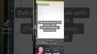 EVE-NG Juniper vMX - TikTok Live Condensed @aarontechtalk