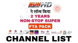 Sun Direct HD Super FTA Pack Channel List 😎 || Sun Direct Set Top Box