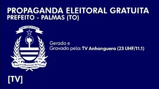 [TV] Horário Eleitoral Gratuito | Prefeito - Palmas (TO) (13h00 - 09/10/2020)