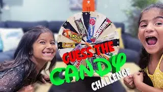GUESS THE CANDY CHALLENGE WITH DIZAA | SPIN THE WHEEL CHALLENGE