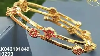 Matt CZ bangles and kada latest collections