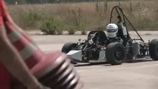 Road Test E Team Pisa Formula SAE 2009 (ET2ev vs Harrier Fighter Plane)