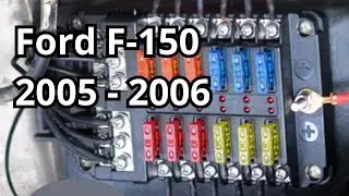 Fuse Box Location & Diagram: Ford F-150 2005 - 2006. @FuseFans.