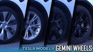 Tesla Model Y | Powder Coat Gemini Wheels