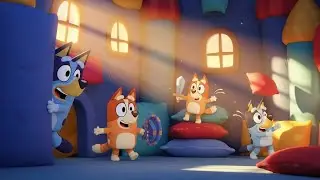 Bluey construy&oacute; un castillo con almohadas 🐶🛏️ | Canci&oacute;n Divertida para Ni&ntilde;os | Rimas Infantiles
