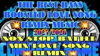 THE BEST BASS BOOSTED 🇵🇭 LOVE SONG DISCO REMIX 2025💥 | MAYBE THIS TIME.