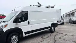 2023 Ram 2500 High Roof Cargo Van, V6, Power Windows, Mirrors and Locks, Laddar Rack, Shelving