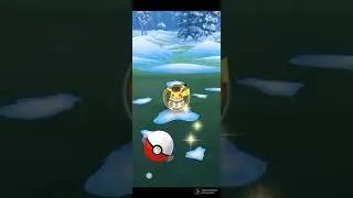 new Adorable Winter Pikachu is here 😻🌨️ #pokemongo #shorts