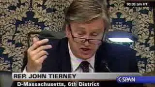 Rep. Tierney:You were telling people you were really worried
