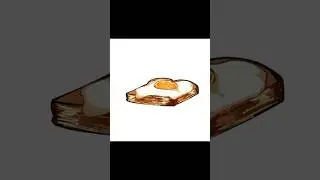 Toast #ibisxpaint #art #toast #bread #ihavekidsinmybasement #shorts #digitalart #fyp #artaesthetic