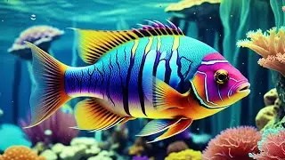 The Best 4K Aquarium - Dive into the Amazing Underwater World, Serene Ocean World #4k