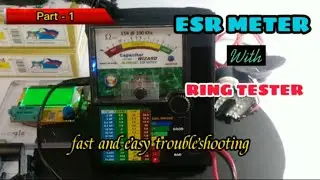 Analog ESR meter with Ring Tester