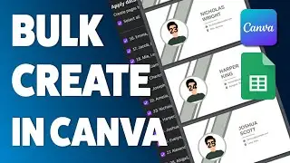 Создавайте пакетные дизайны в Canva, используя собственные данные