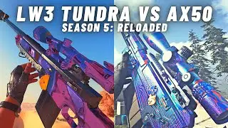 LW3 Tundra vs AX50 in Warzone: CW Season 5: Reloaded | Gun vs Gun Montage | Payload Gameplay