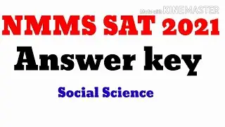 NMMS 2021 Sat Social Science Answer key ||