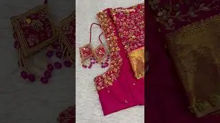 Latest aari work blouse| aari blouse ideas| kodi design #embroidery#zari #zardosiwork#blousepiece