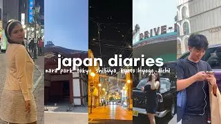 japan diaries 🇯🇵 nara park, visiting castles, ninja&rsquo;s, shopping in tokyo, authentic japanese food 🍜🍣