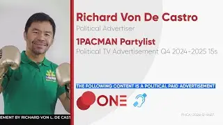 1PACMAN Partylist Political TV Ad Q4 2024-2025 15s [CC]