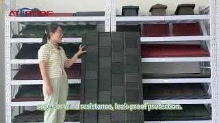 ✨New Arrival &ndash; Interlocking Stone-Coated Metal Roof Tiles!