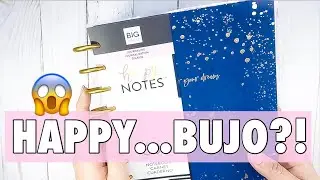 HAPPY PLANNER...BUJO?! | MAMBI HAPPY NOTES CLASSIC FLIP THROUGH + HOW I'M USING IT