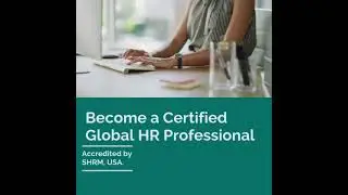 Apply for Global Human Resource Management Professional Certification Course