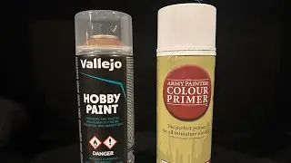 Army Painter vs Vallejo Hobby Paint Primers- Which is Better- Pros and Cons of Each