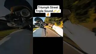 🔥 Triumph Street Triple 675: Невероятный звук #triumph #streettriple #3cylinder #streettriple675