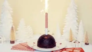Flaming Christmas Cake Fountain | Talking Tables
