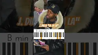 J. Dilla &ldquo;La La La&rdquo; Chords 🔥🎹🔥  #musicianparadise #chordprogressions