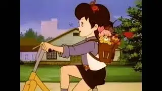 Popples (1986) Girl Singing On Bike (Clip)