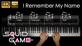 Squid Game / Sheet Music / I Remember My Name 【4K / Hi-Res Audio】