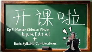 Эпизод 3: Освой китайскую пиньинь b, p, m, f, d, t, n, l + основные слоговые сочетания