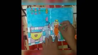 playing with paper doll house quiet book