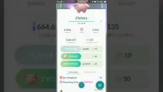 Clefairy evolves into Clefable | Highest CP | Pokemon Go