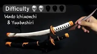 Sculpting clay Wado ichimonchi & Yuubashiri : ปั้นโมเดล ดาบวาโดอิจิมอนจิ และ ยูบาชิริ