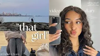 *realistic* THAT GIRL weekly vlog ❥ solo date, routine reset, yoga, spring haul
