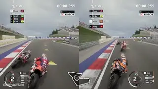 MotoGP 24 &mdash; Локальный разделённый экран &mdash; Трасса Red Bull Ring &mdash; 3 круга &mdash; Игровой процесс