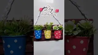Diy wall hanging #diy #craft #viralvideo #shorts #art #handmade #youtubeshorts