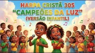HARPA CRIST&Atilde; 305 🌴🎶 | Campe&otilde;es da Luz |  VERS&Atilde;O INFANTIL | VERS&Atilde;O KIDS 👧👦