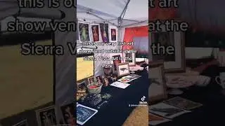 Sierra Vista Art Fair October 2021 - Vending in the Tent - Our first art show