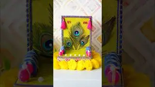 Diy janmashtami decoration idea❤️ #diy #shortvideo #shorts #ytshorts #janmashtami