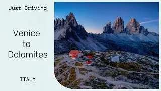 Just Driving - Venice to Dolomites, ITALY