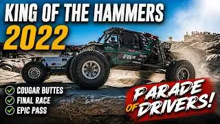 King of the Hammers 2022 Cougar Buttes Saturday Morning. 4K