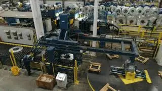 Slit Coil Packaging Lines Built by Red Bud Industries