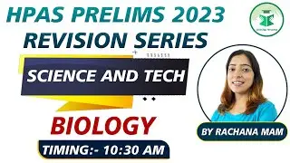 HPAS Prelims 2023 | Revision Series | Science and Tech | Biology | CivilsTap