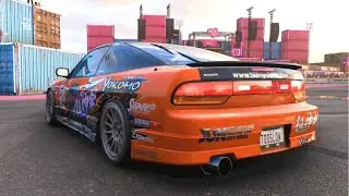 FORZA HORIZON 5 : NISSAN 240SX DRIFT BUILD #fh5 #forza5clips