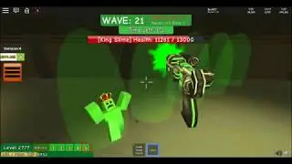 Difficulty 5 King Slime SOLO!! | Zombie Attack