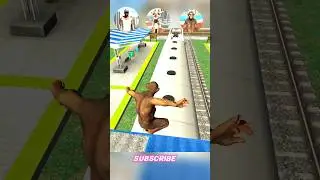 Franklin vs Train - Crazy Train Jump Challenge in Indian Bike 3D! #indianbike3d